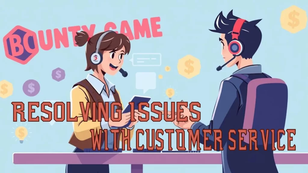 resolving issues with bounty game customer service