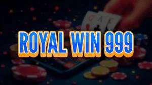 illustration text 'royal win 999'